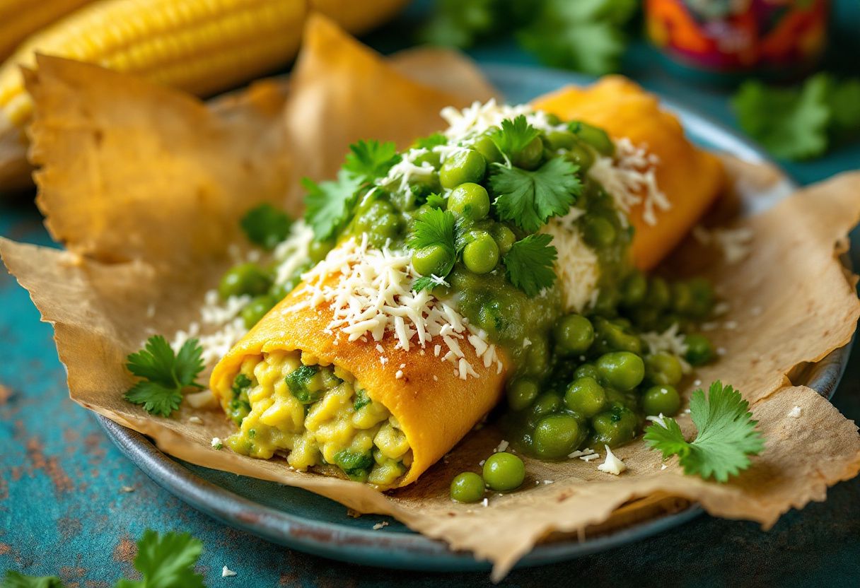 Tamale de Nopal recipe image