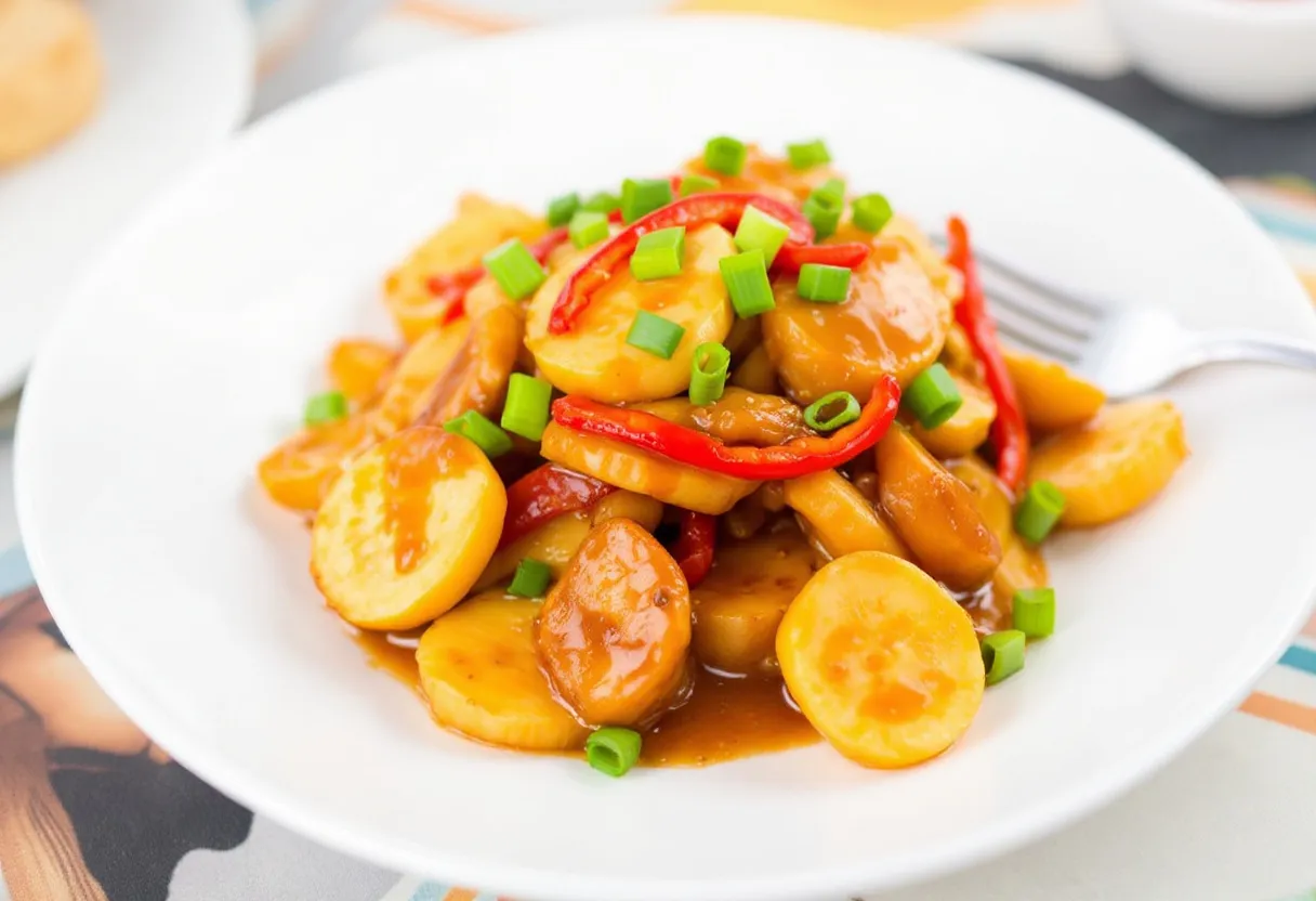 Taro Glaze Stir recipe image