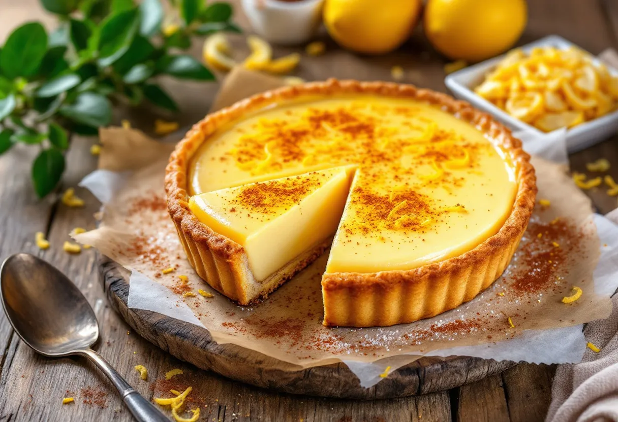 Tarta de Leche Gallega recipe image