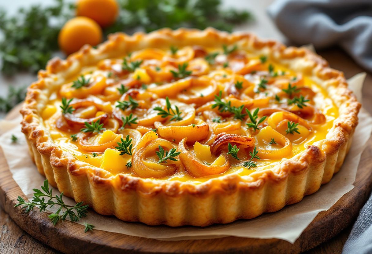 Tarte à l'Échalote recipe image