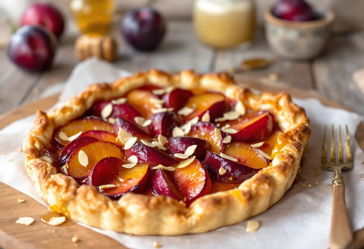 Tarte aux Prunes d'Oc recipe image