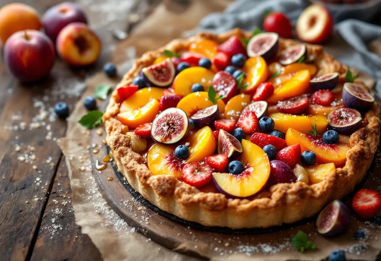 Tarte Provençale aux Fruits recipe image