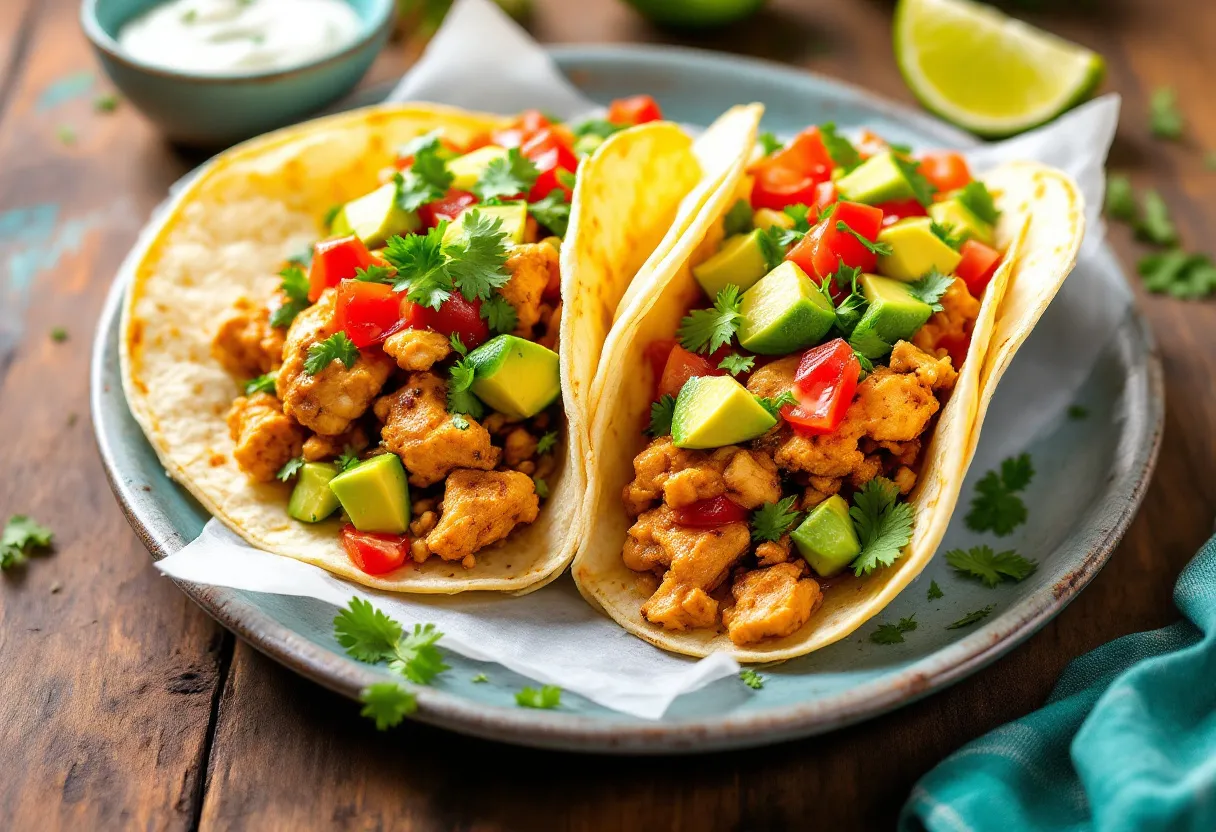 Tequila Lime Tacos recipe image