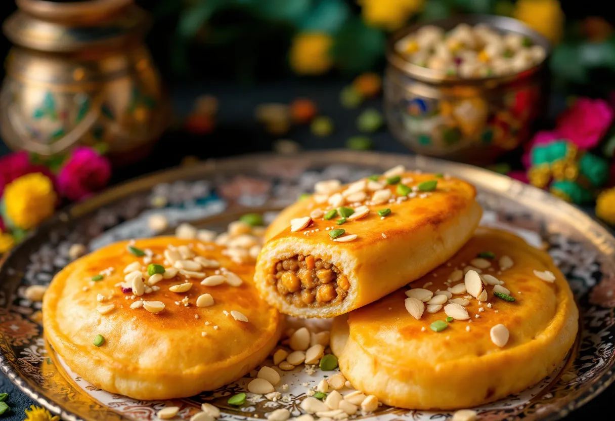 Thandai Puranpoli recipe image