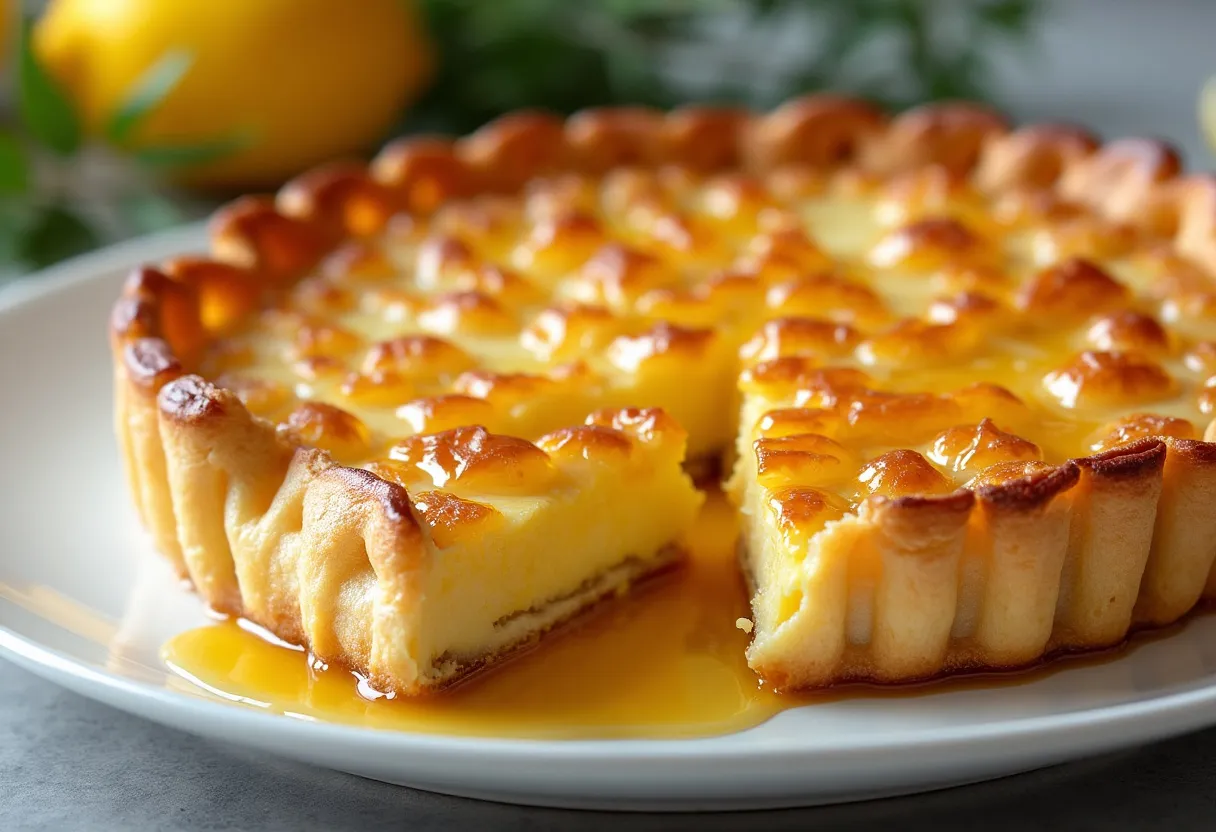 Thessalonian Drizzle Pie recipe image