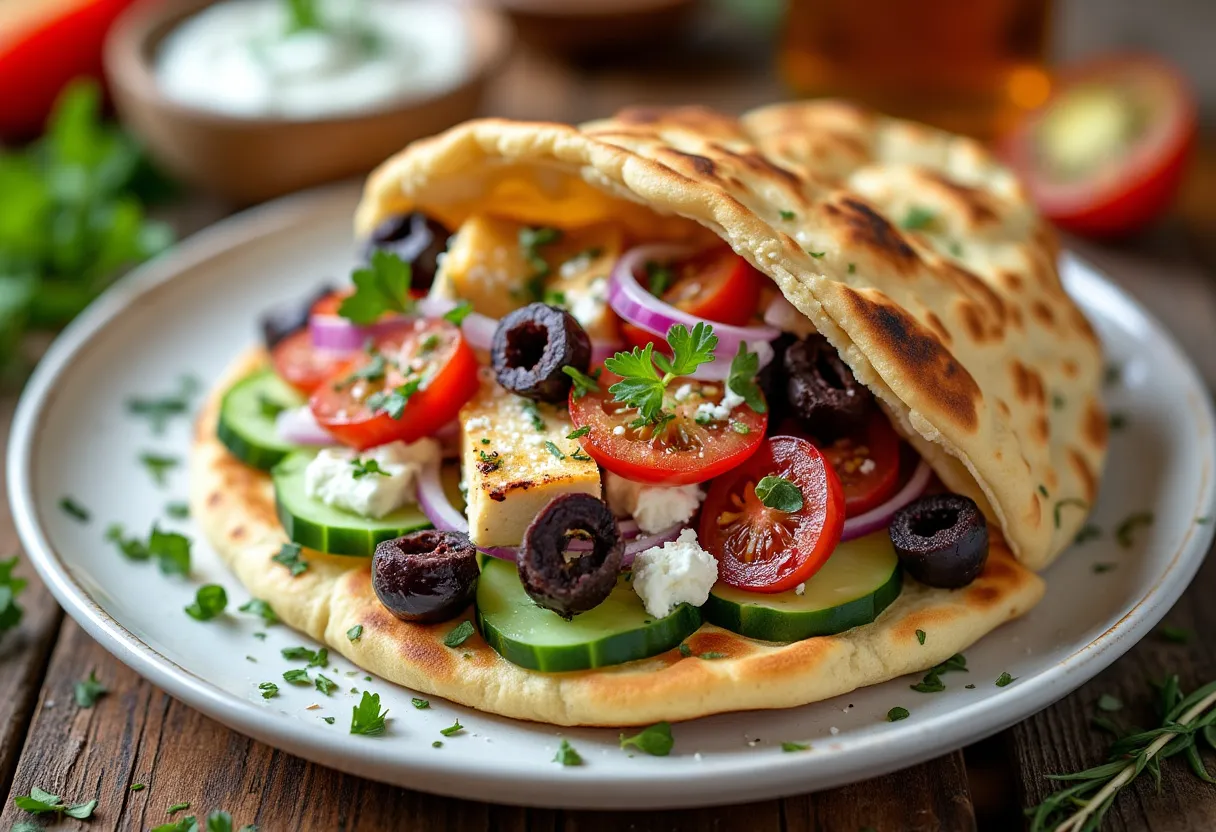 Thessalonian Piquant Pita recipe image