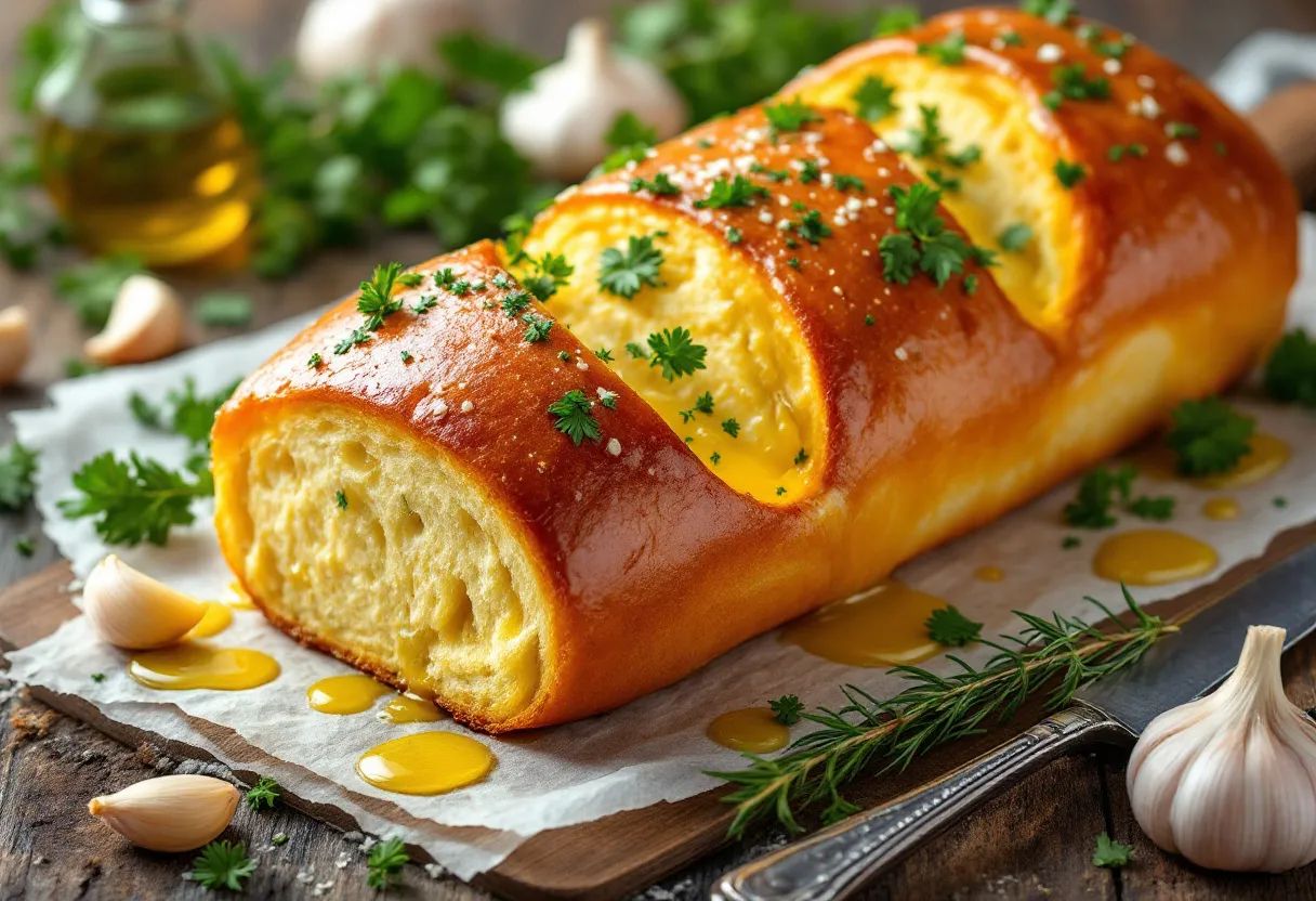 Thessaloniki Skordopsomo recipe image