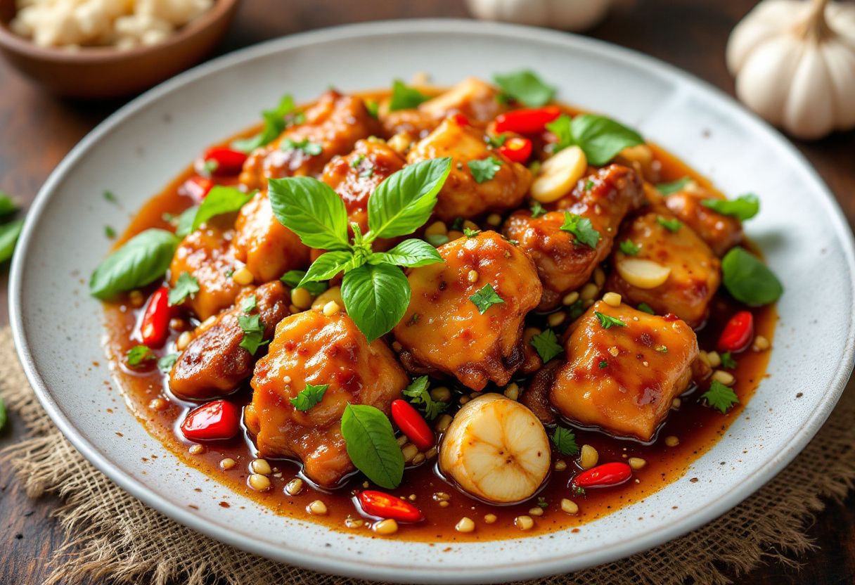 Three-Cup Chicken recipe image