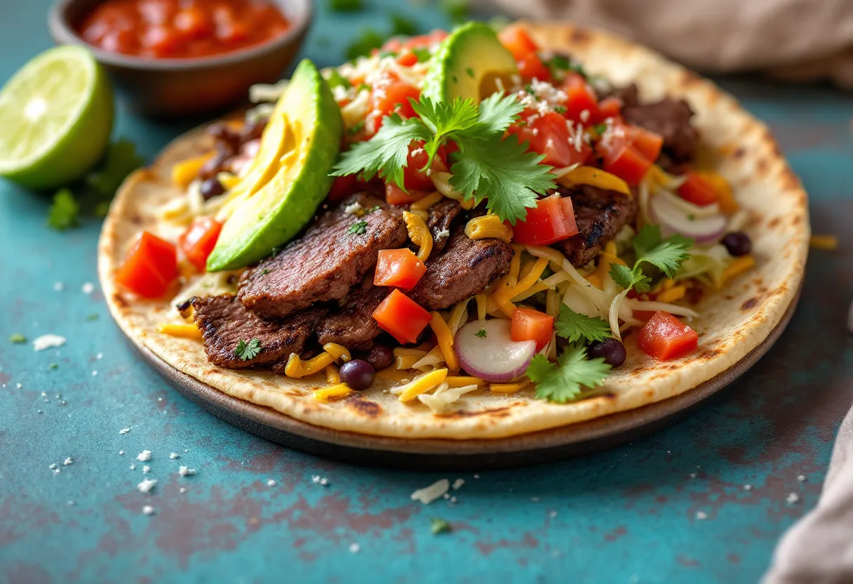 Tlayuda Asada recipe image