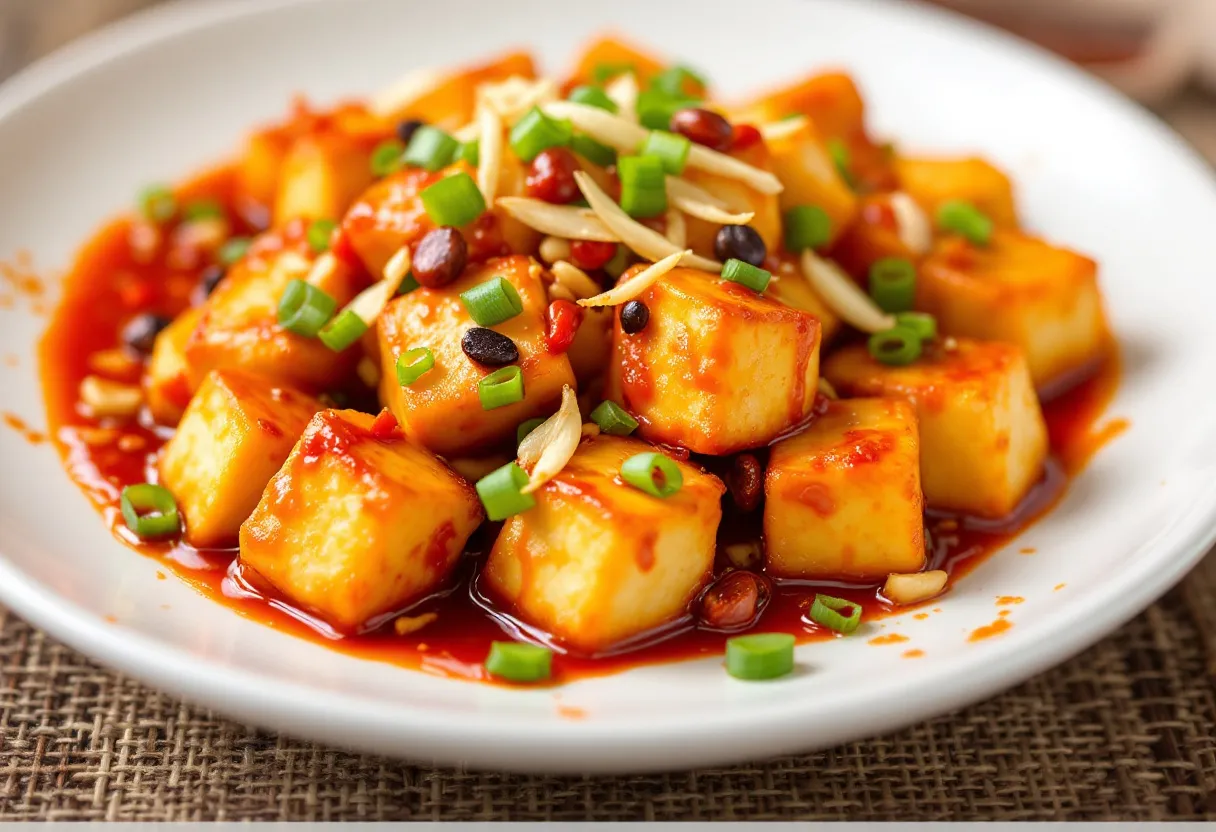 Tongue Tingle Tofu recipe image