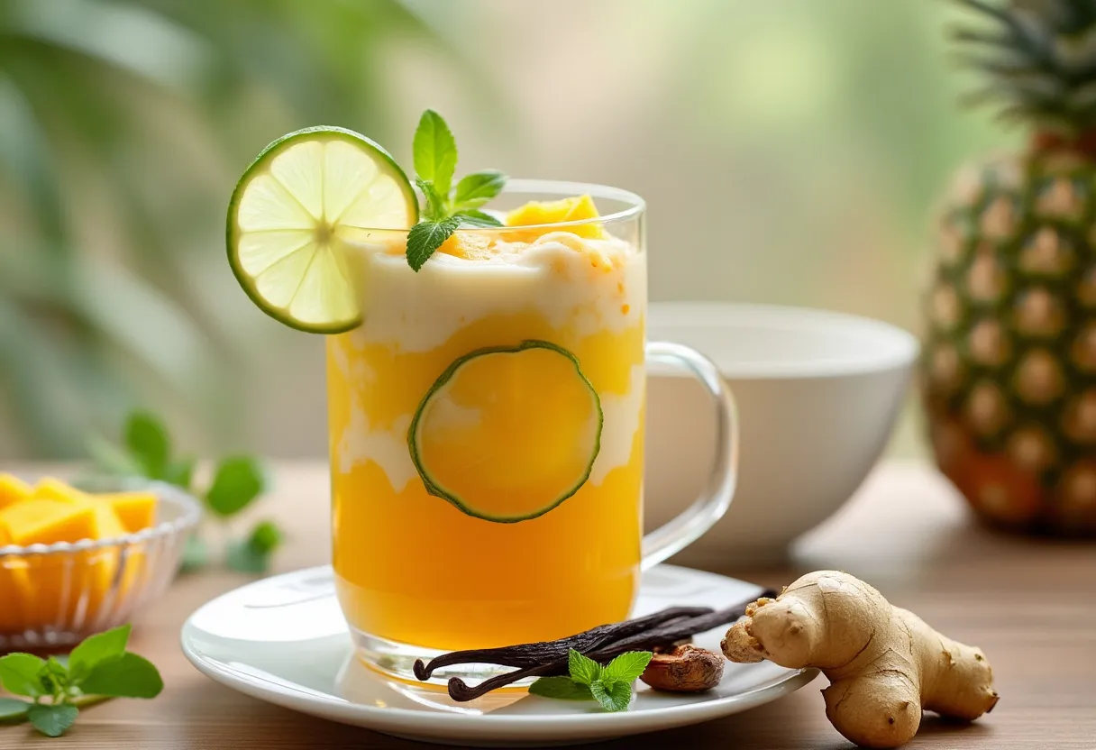 Tropical Lait Infusion recipe image