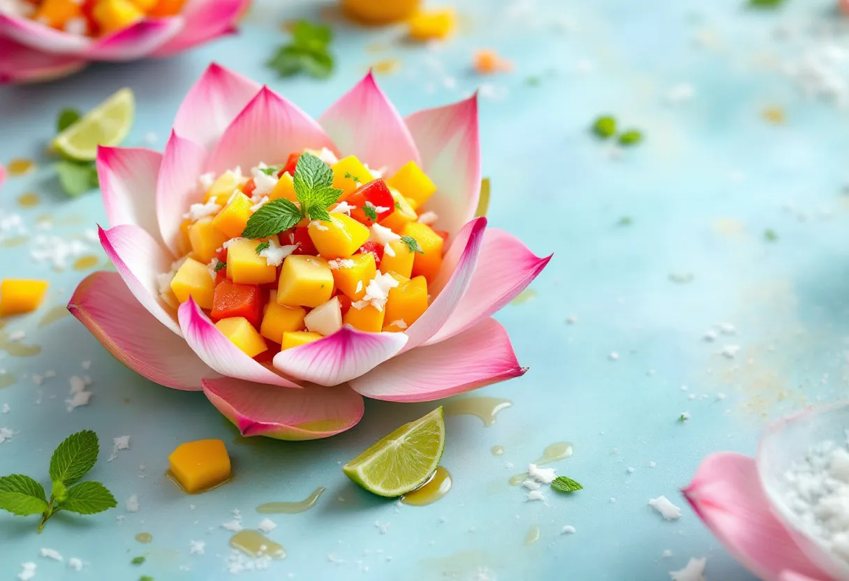 Tropical Lotus Petals recipe image