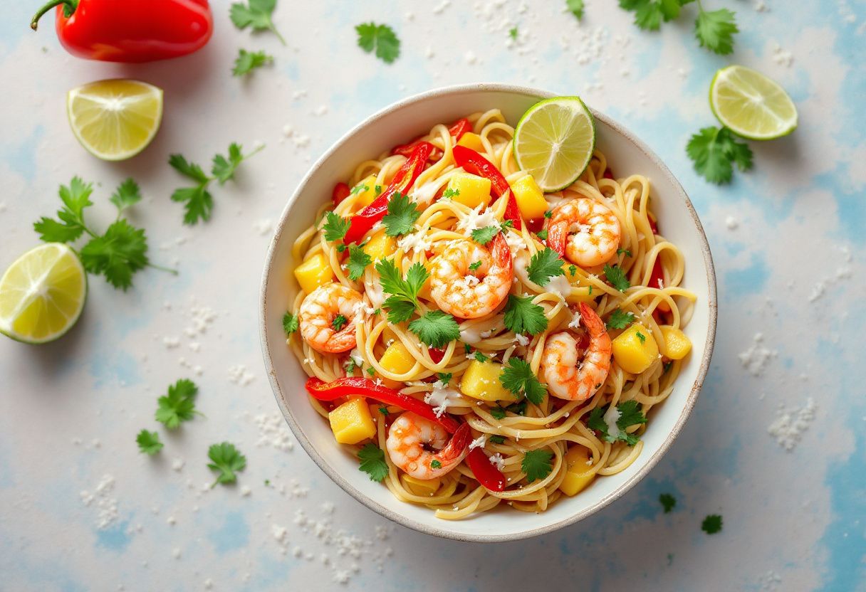 Tropical Reefs Pasta recipe image