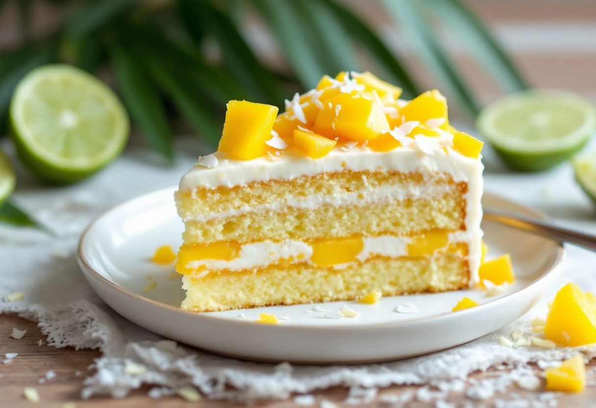Tropical Soak Cake recipe image