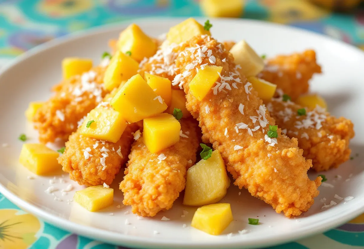 Tropical Tempura Tenders recipe image