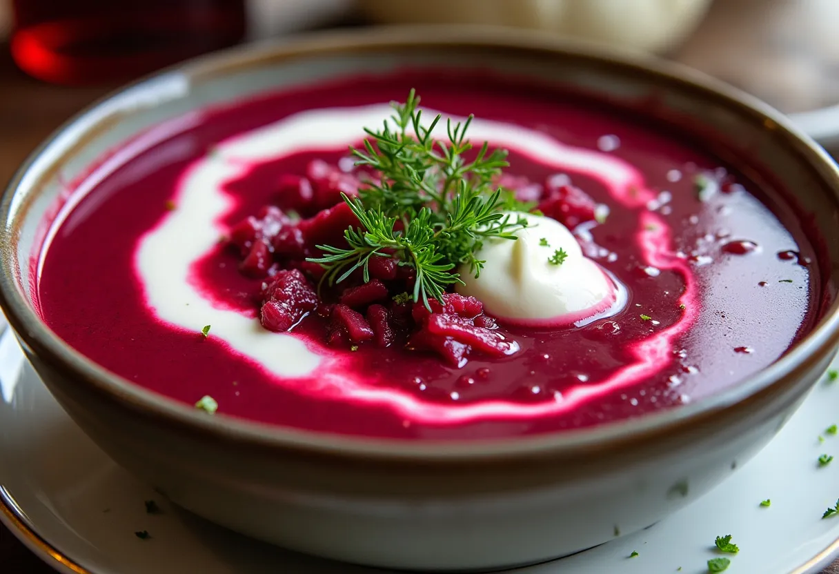 Țuică Borscht Fusion recipe image