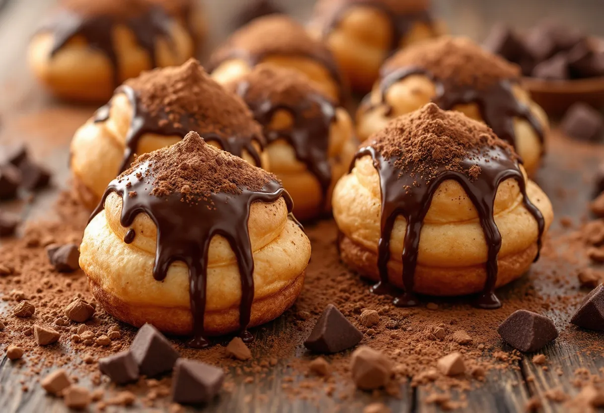 Urals Chocolate Puffs recipe image
