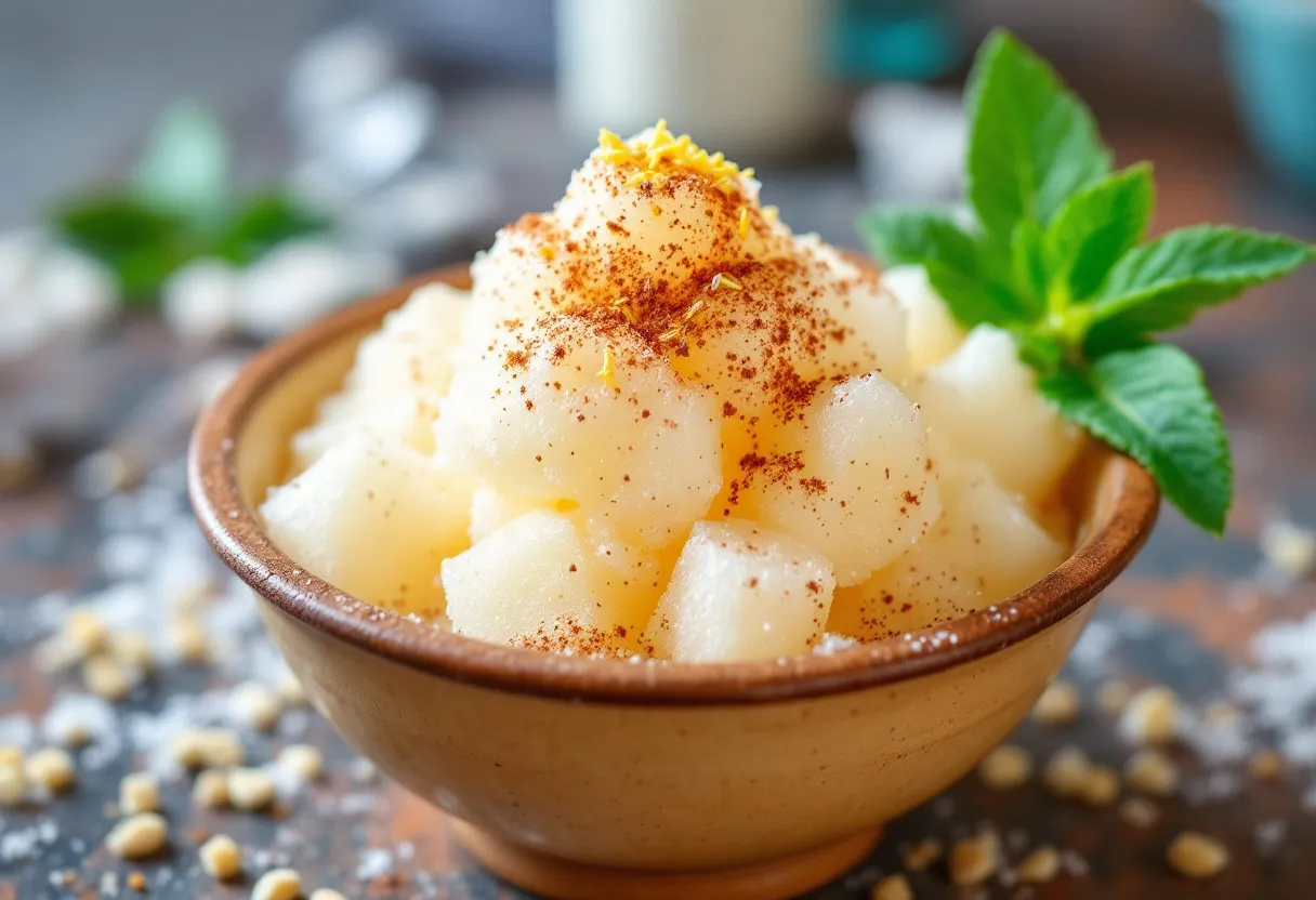 Valencian Horchata Granita recipe image