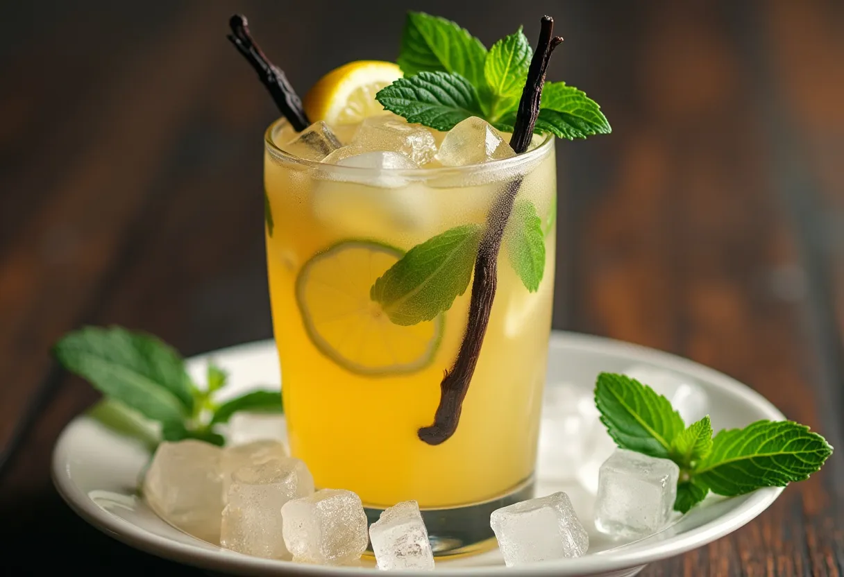 Vanilla Bean Refresco recipe image