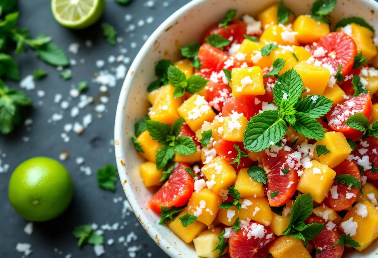 Vanuatu Citrus Breeze Salad recipe image