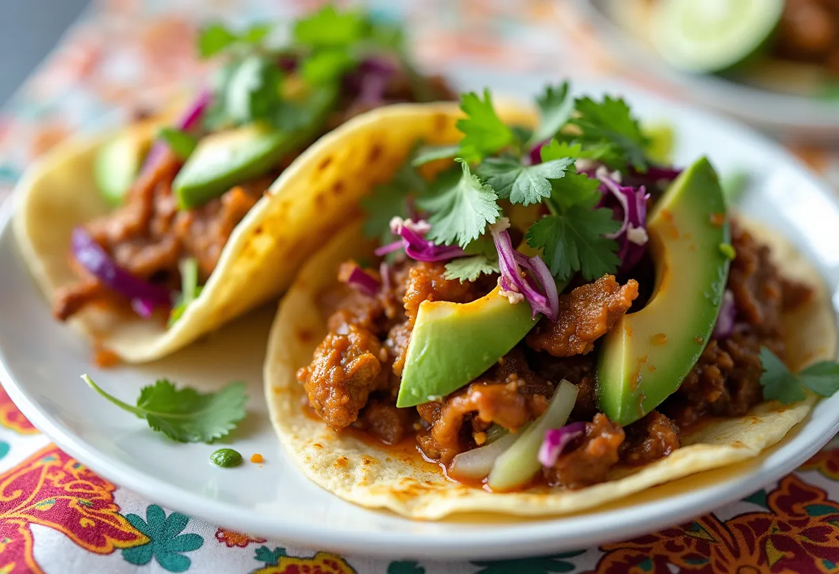 Wasabi Jalapeño Fusion Tacos recipe image