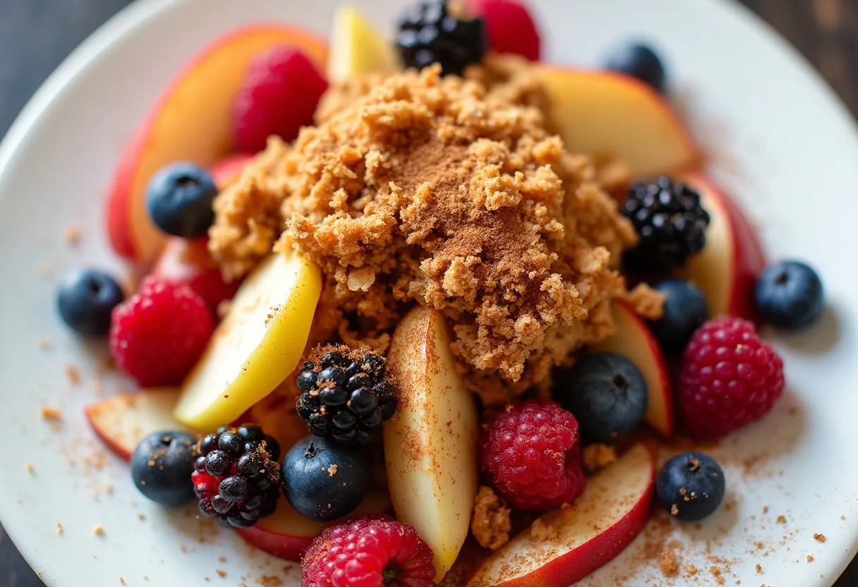 Welsh Orchard Crumble recipe image