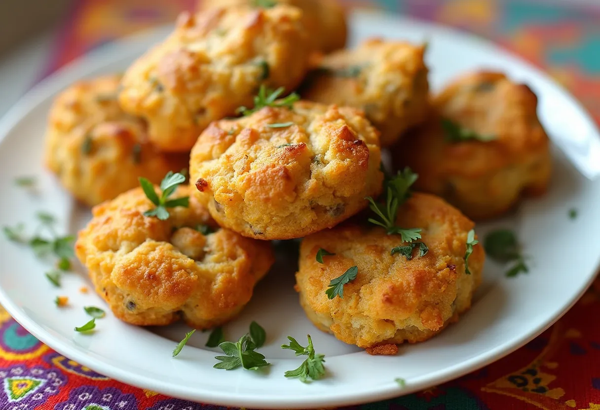 Wild Rice Bannock Bites recipe image