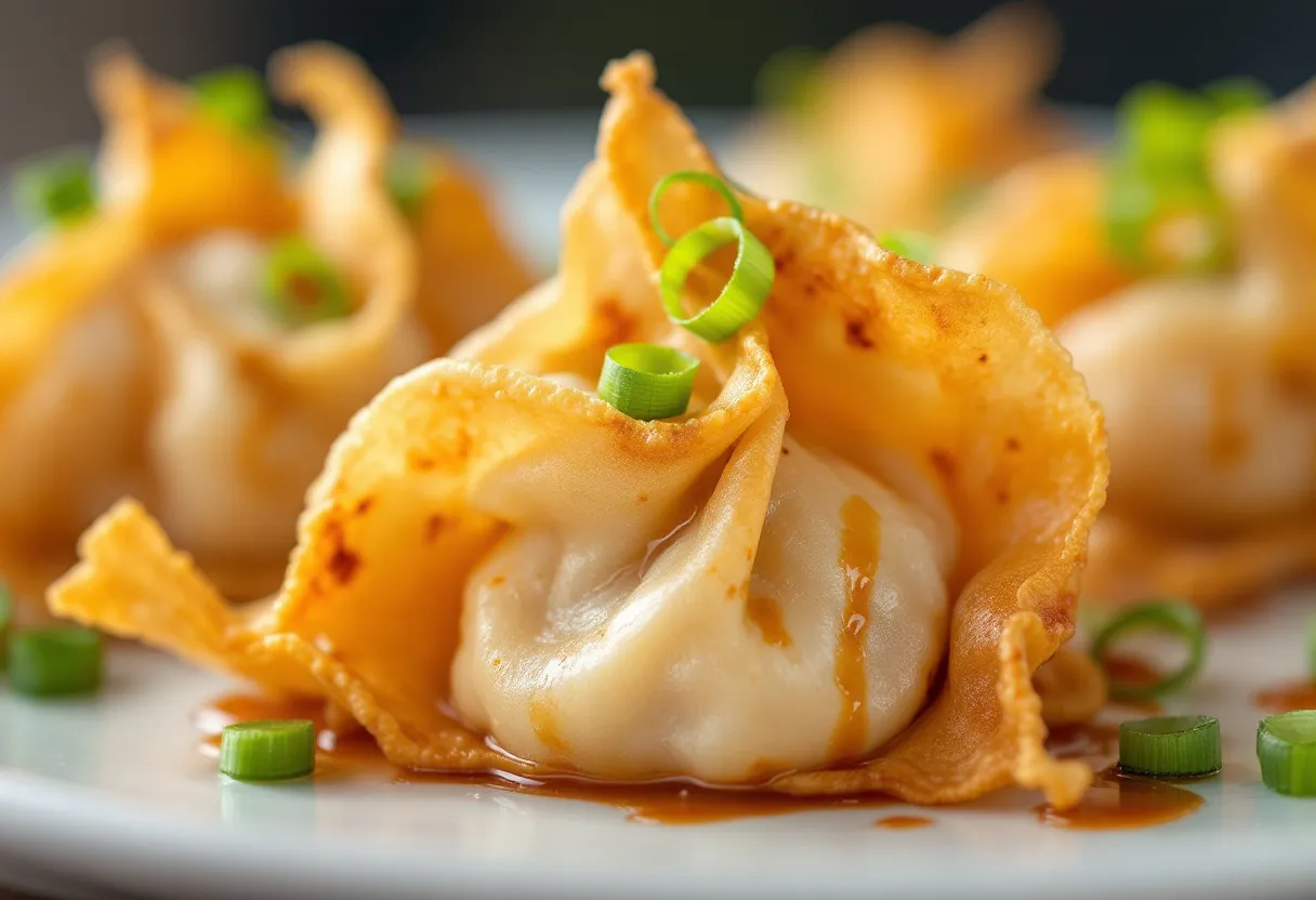 Yangzhou Crunchy Wontons recipe image