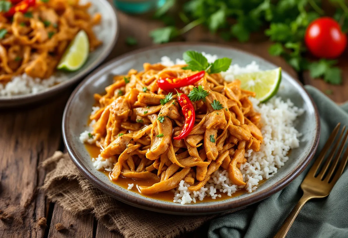 Yogyakarta Pulled Tempeh recipe image