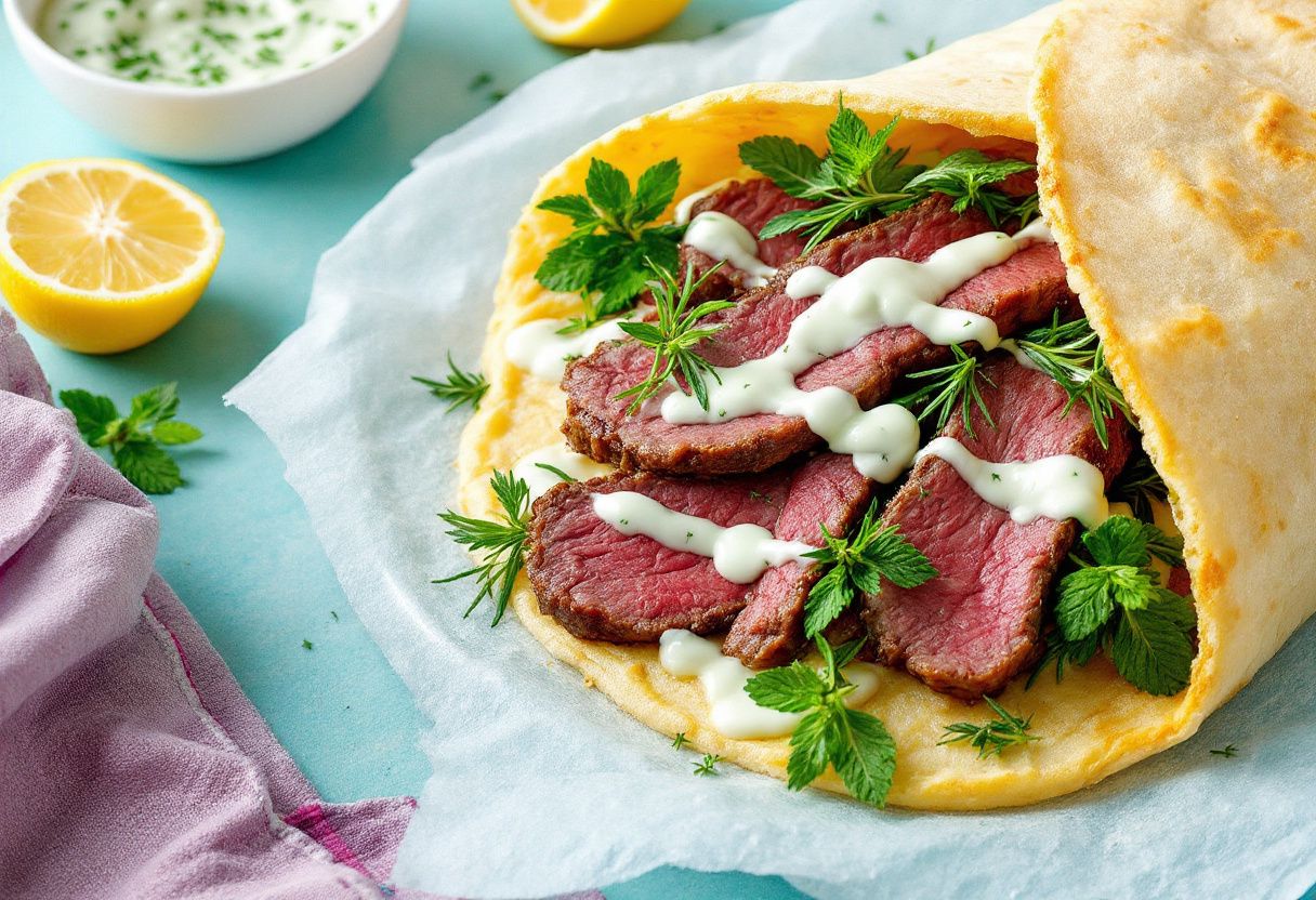 Yorkshire Mint Wraps recipe image