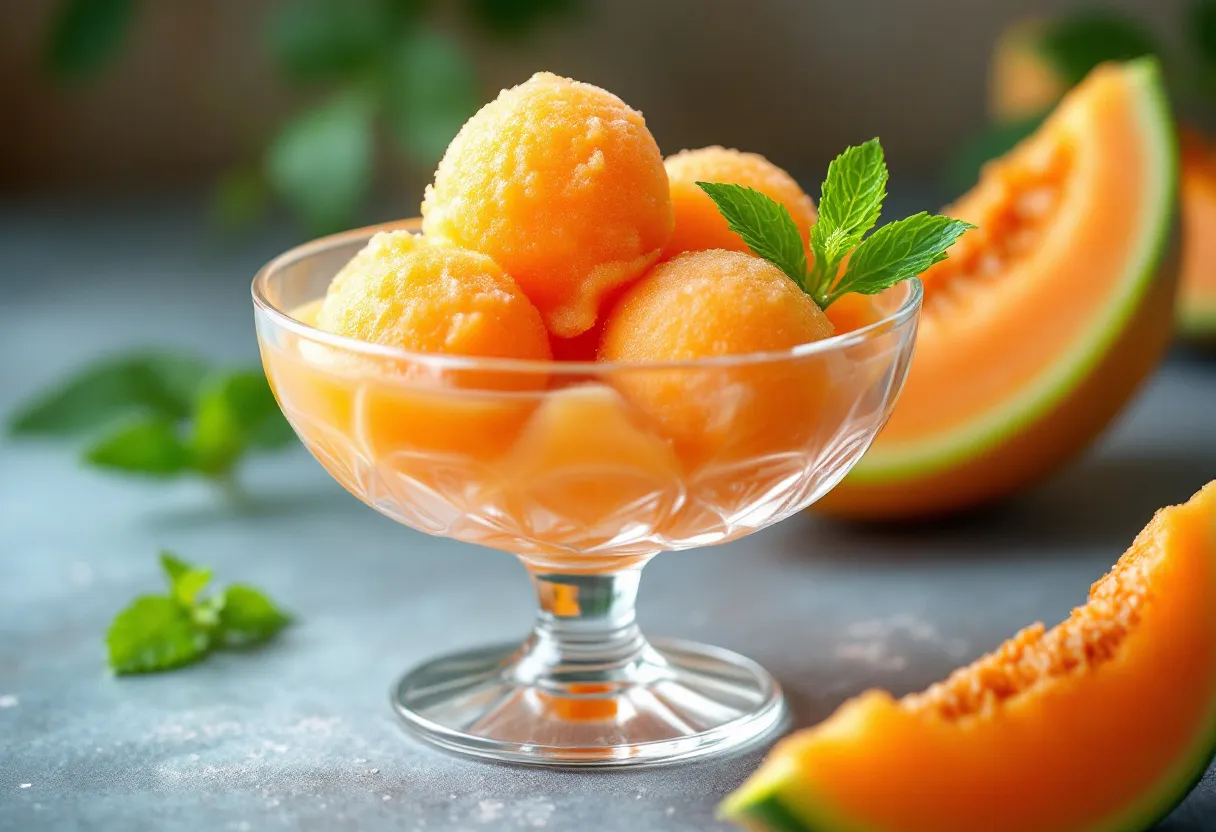 Yubari Melon Sorbet recipe image