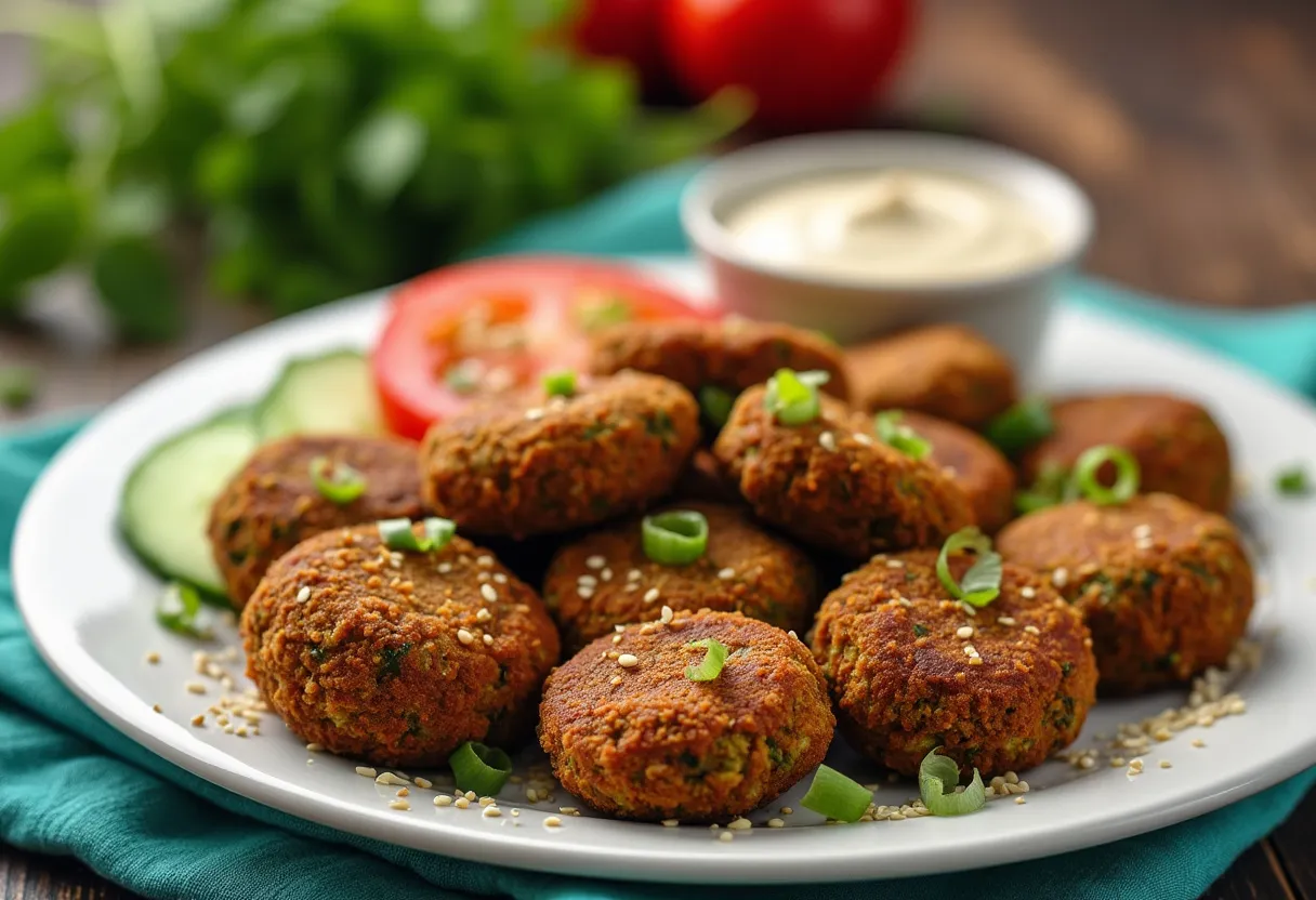 Zaatar Falafel Bites recipe image