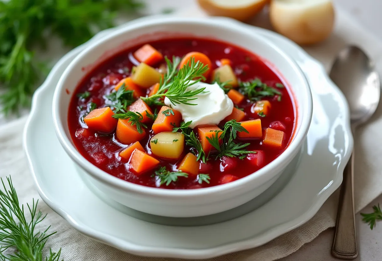 Zelyonyi Borscht recipe image