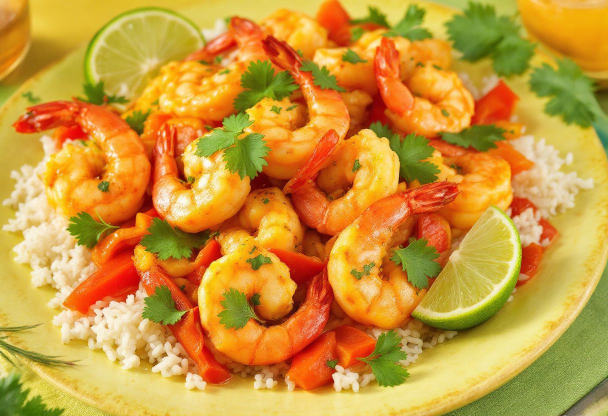Zesty Coco Curry Shrimp recipe image