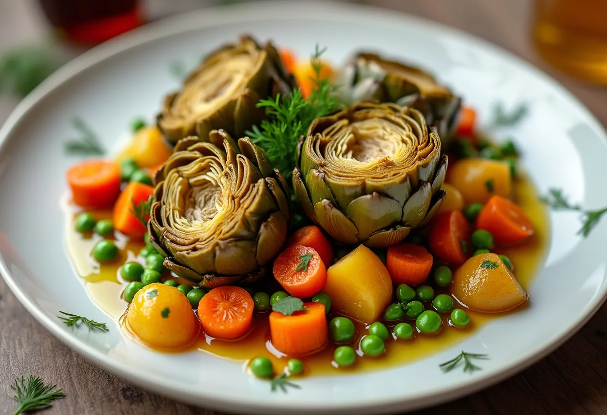 Zeytinyağlı Enginar recipe image