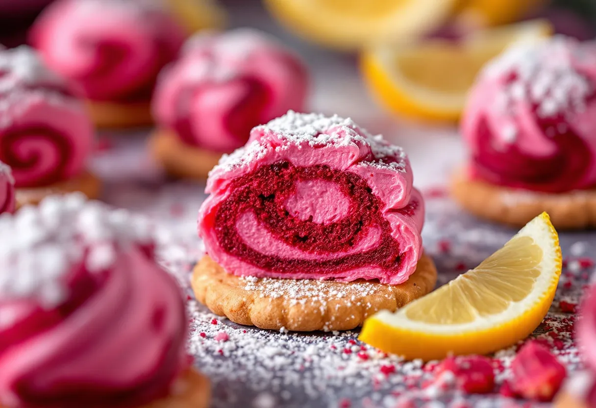 Zobo Swirl Bites recipe image